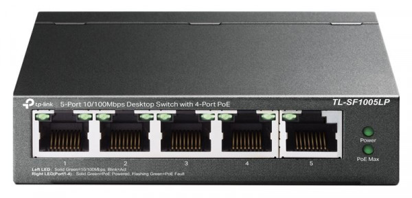 TP-LINK SWITCH TL-SF1005LP 5-Port 10/100Mbps Desktop