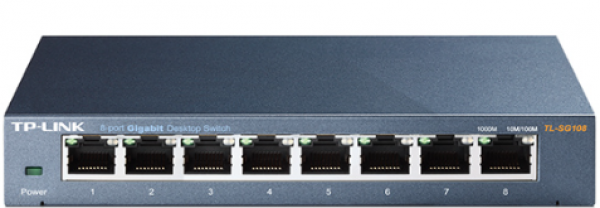 TP-LINK SWITCH TL-SG108 8-Port Gigabit Desktop
