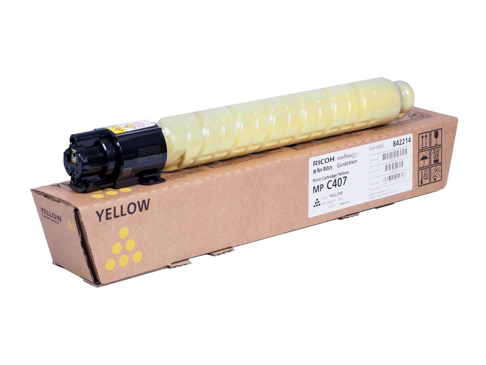 Ricoh MPC407 Toner Yellow