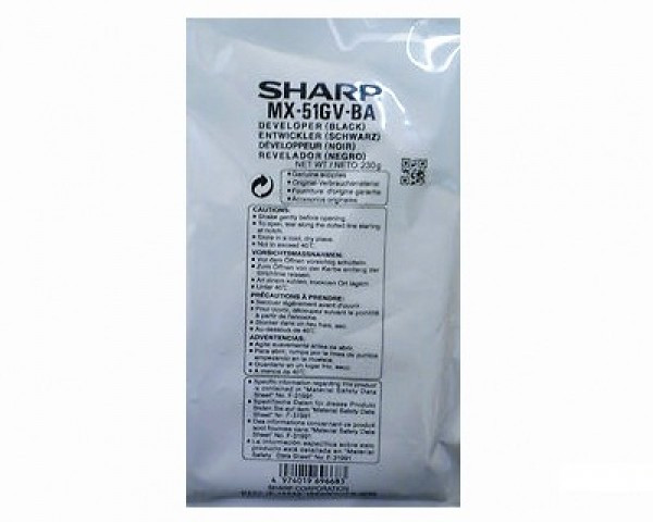 Sharp MX51GVBA Fekete developer