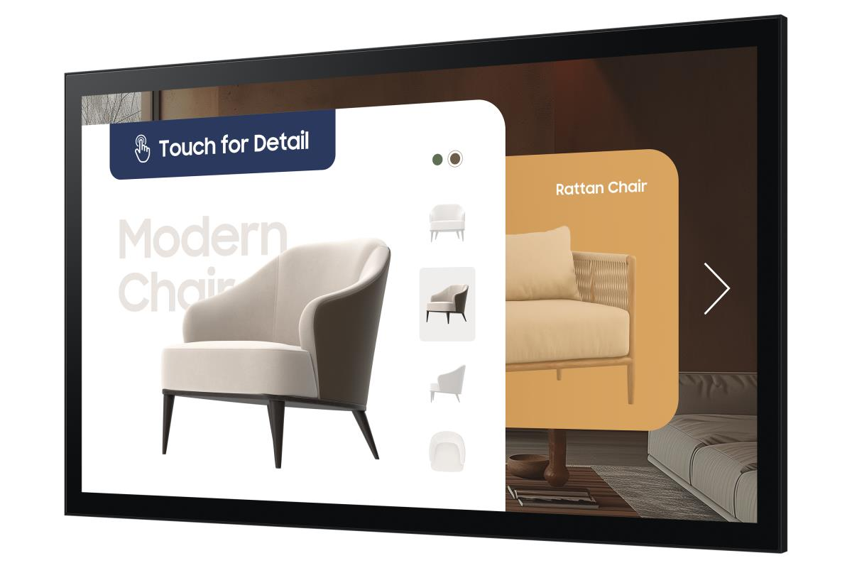 Samsung LFD kijelző 32" QM32C-T 16/7, Tizen, FHD, 400