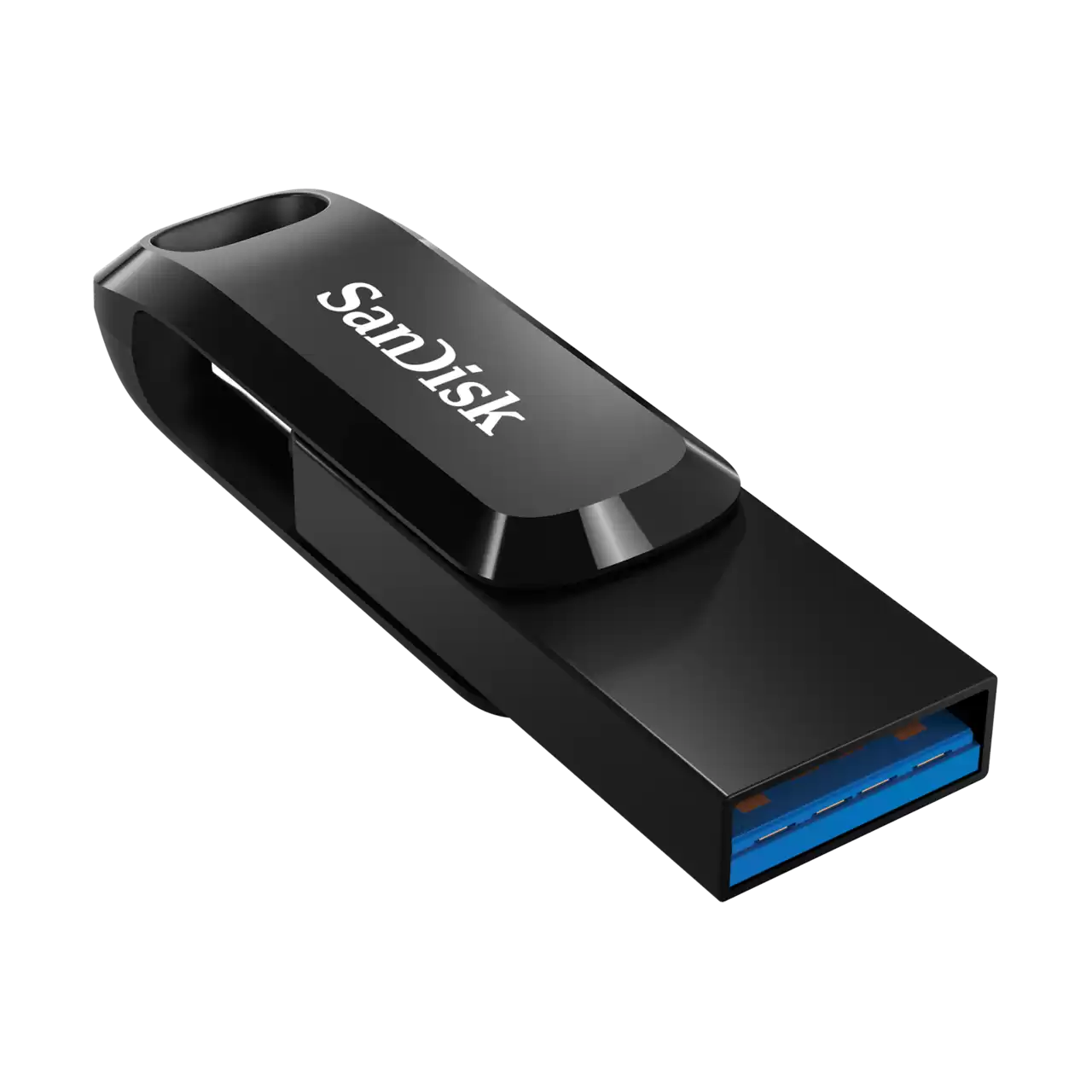 SanDisk, Pendrive, 32GB, Dual Drive, Fekete