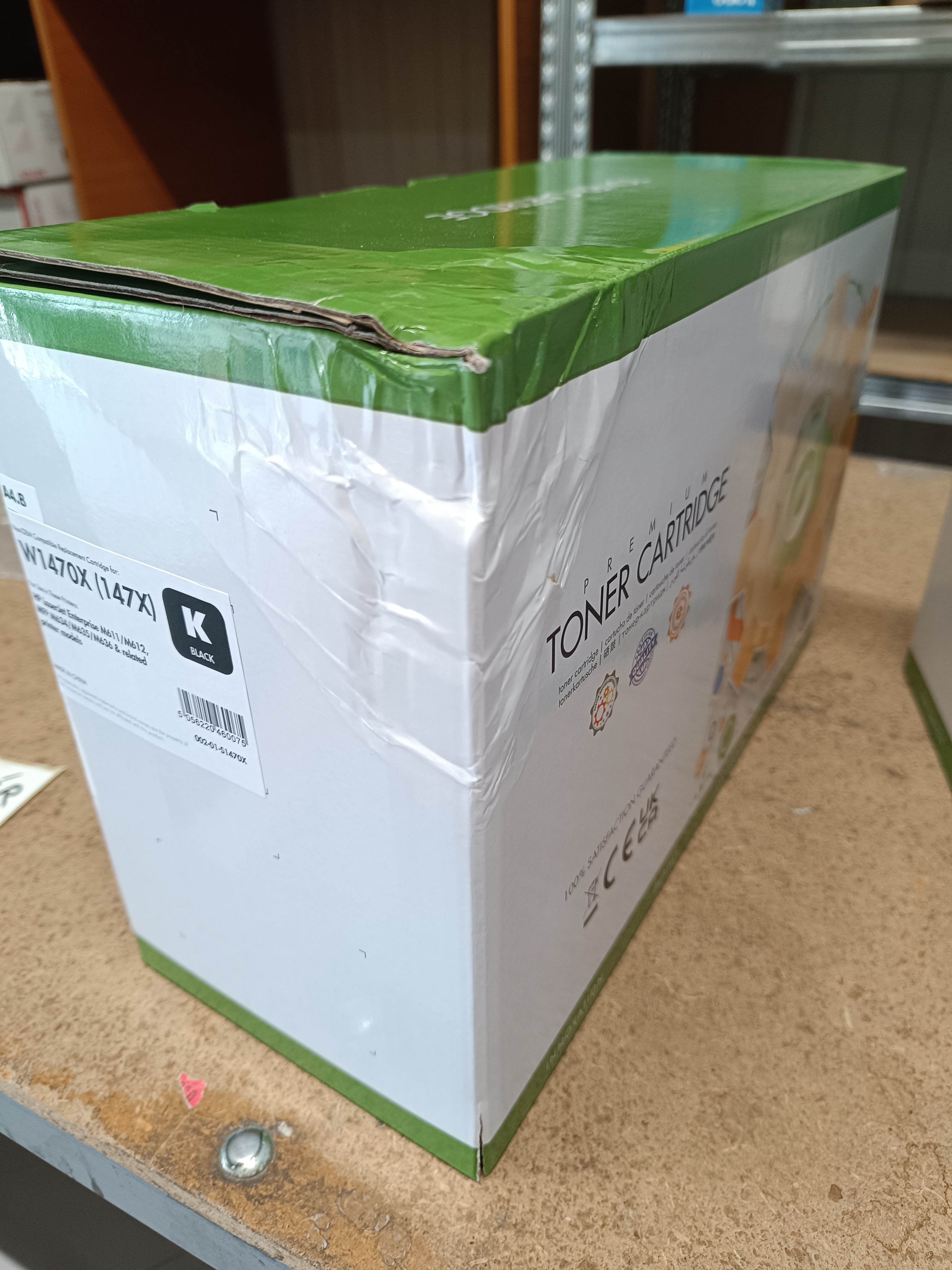 Utángyártott HP W1470X Toner Black 25.200 oldal kapacitás SCC LEÉRTÉKELT