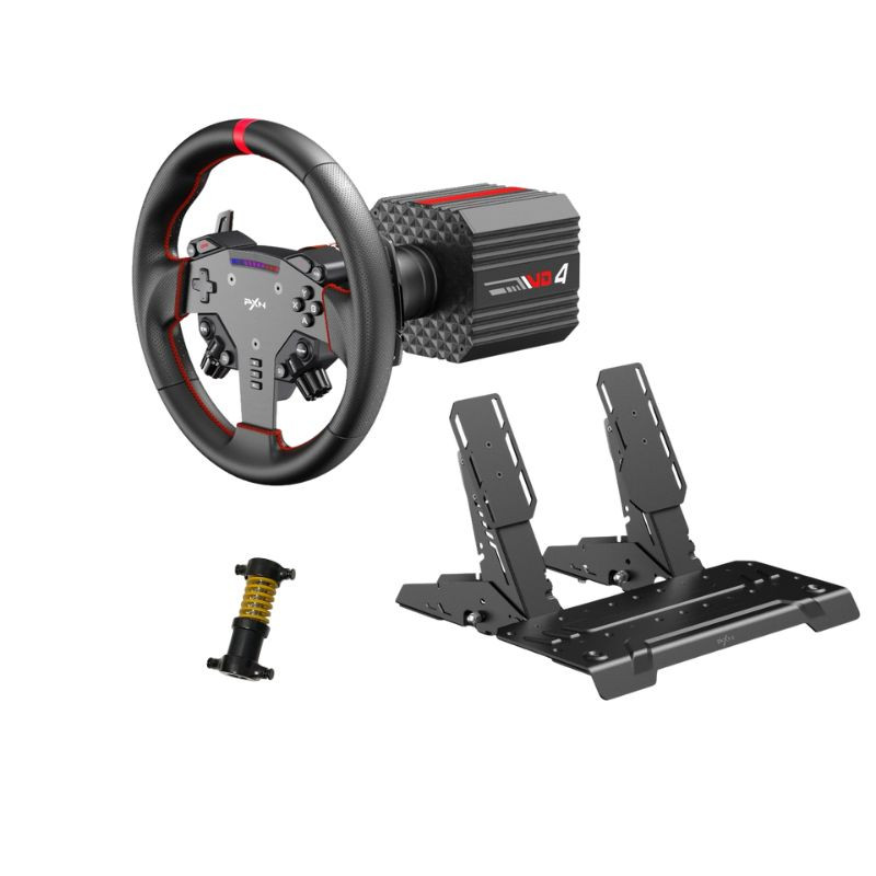 PXN VD4 Bundle F (Direct Drive, VD4 bázis + WAS kormány + PD HM pedál) szimulátor szett (PC)