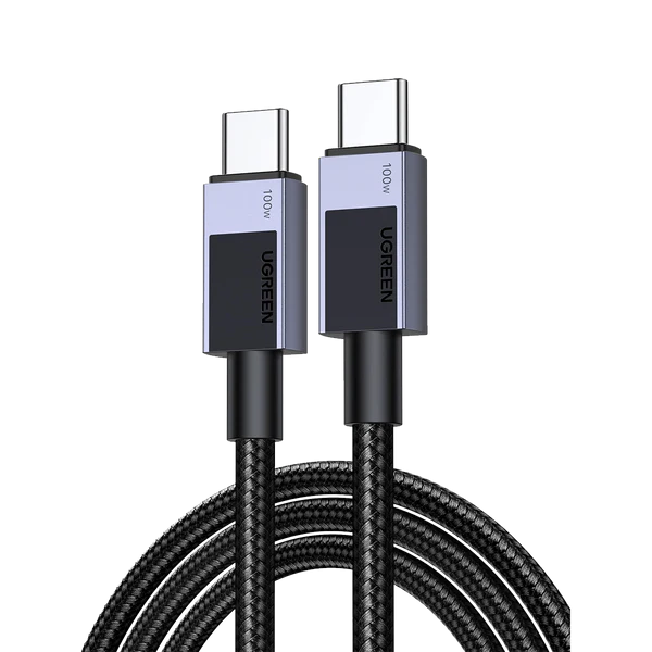UGREEN USB-C - USB-C PD gyorstöltés kábel Space szürke 3 m L512