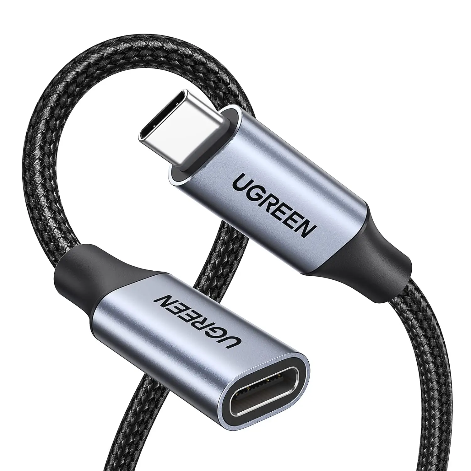 UGREEN USB-C apa - USB-C anya Gen 2 hosszabbító kábel 1 m Space szürke US372