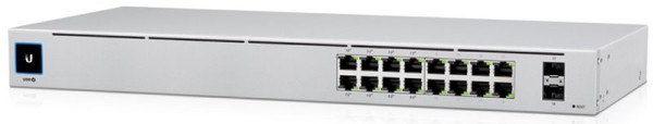 Ubiquiti UniFi USW-16-POE Gen2 16port GbE LAN 8x PoE+ 2xGbE SFP port L2 menedzselhető switch