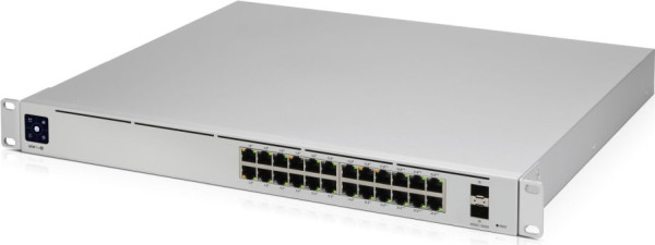 Ubiquiti UniFi USW-PRO-24-POE Gen2 24port GbE LAN 16xPoE+ 8xPoE++ 2xSFP+ port L3 menedzselhető switch