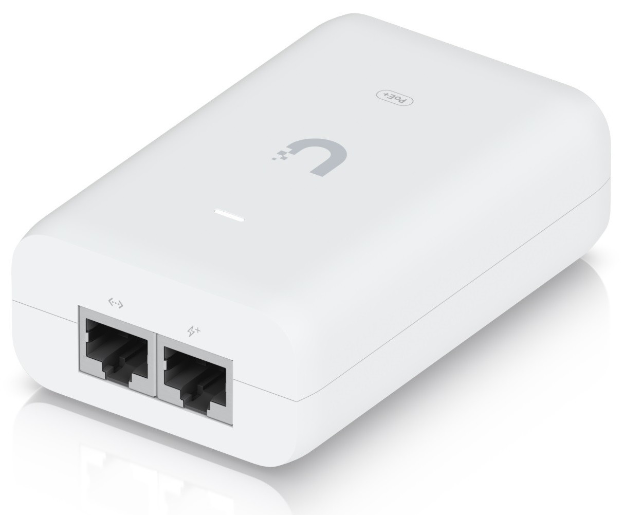 Ubiquiti U-POE+ 48V 0,65A tápegység Gigabit LAN porttal