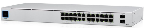 Ubiquiti UniFi USW-24-POE Gen2 24port GbE LAN 16x PoE+ 2xGbE SFP port L2 menedzselhető switch