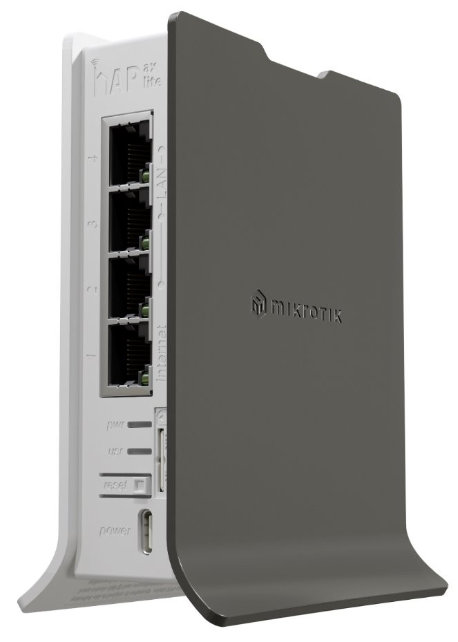 MikroTik L41G-2AXD&FG621-EA hAP ax lite LTE6 4xGbE LAN 2,4GHz 802.11ax Wi-Fi 6 Vezeték nélküli LTE router
