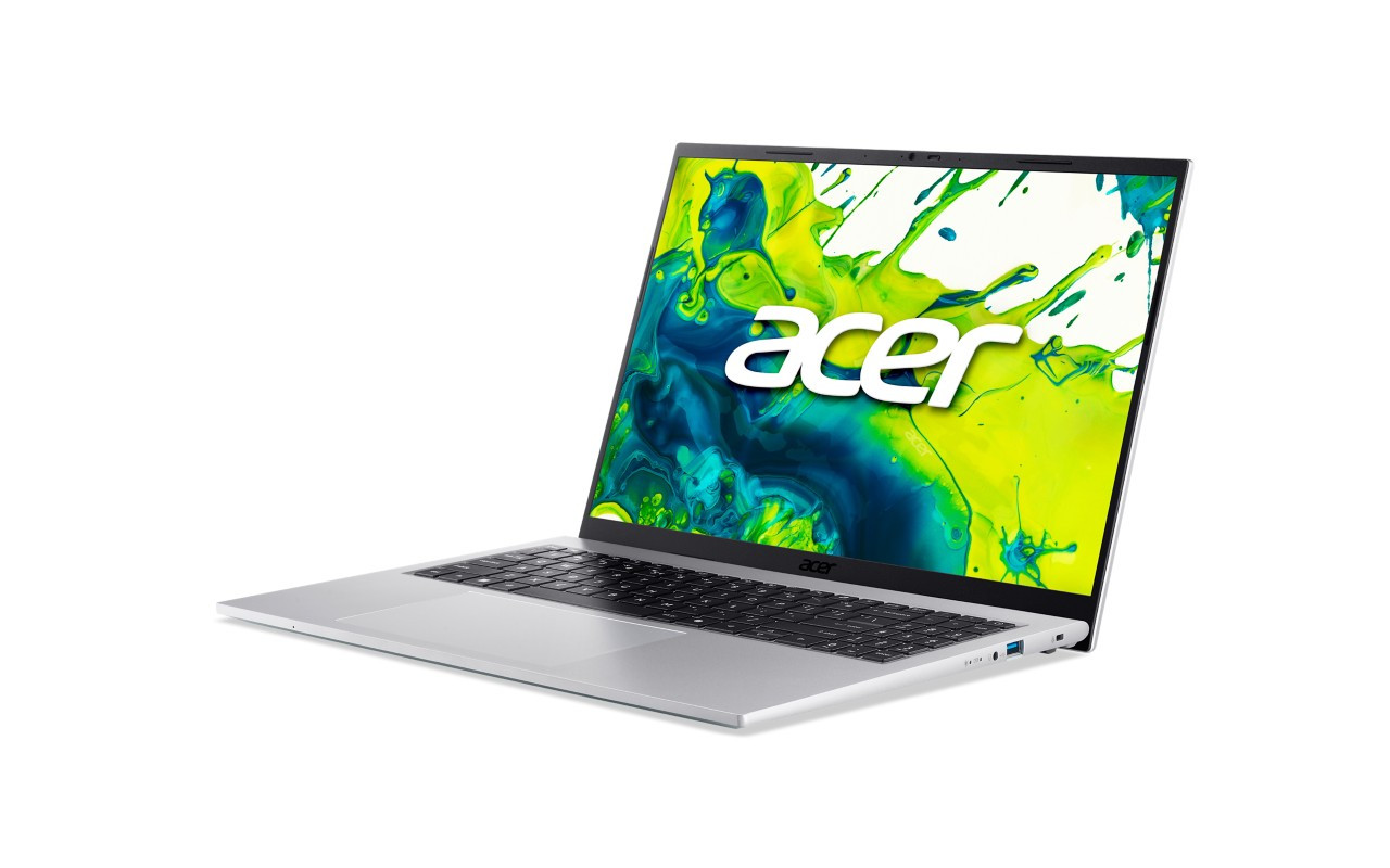 Acer Aspire GO AG16-71P-746L - Színezüst 16" WUXGA IPS, IntelR CoreT Ultra 7 150U, 16GB, 1TB SSD, IntelR  Graphics,DOS
