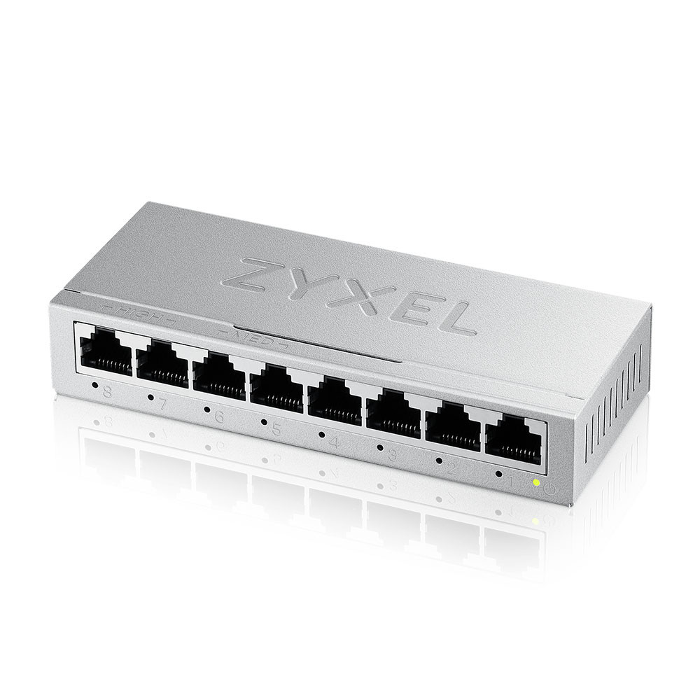 Zyxel GS-108BV5-EU0101F v5 8xGbE LAN port nem menedzselhető asztali Switch