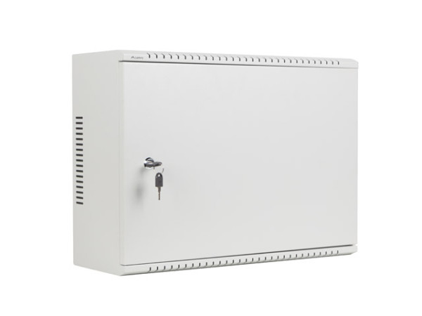 Lanberg WAF1-5203-04-00S 19" 4U+3U SZÉL:540mm MÉLY:200mm MAG:400mm fémajtós szürke fali rack szekrény