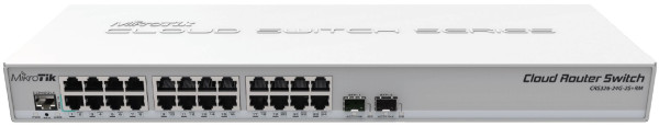 MikroTik CRS326-24G-2S+RM 19 1U 24xGbE LAN 2x10G SFP+ port Cloud Router Switch