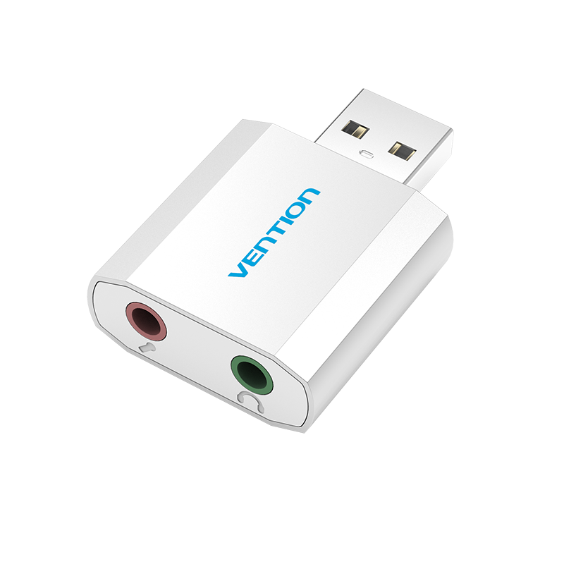 Vention USB, (külső, ezüst), hangkártya
