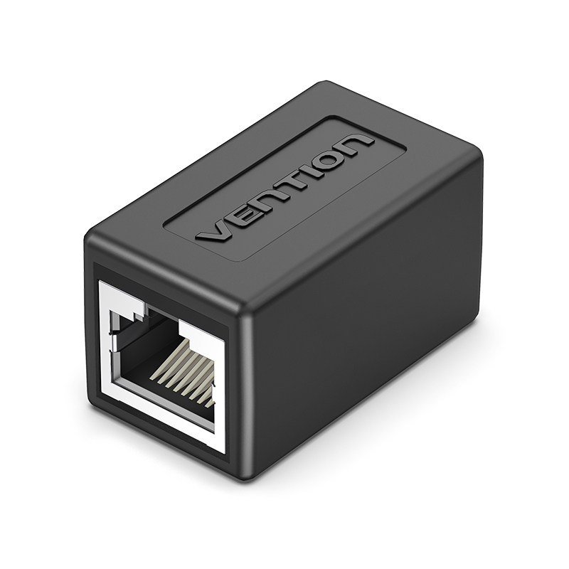 Vention FTP (Cat.6, jack coupler, fekete), csatlakozó