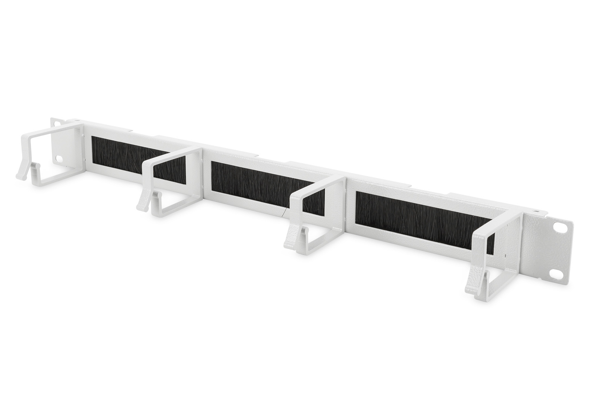 DIGITUS DN-97662 19" 1U gyűrűs fésűs szürke kábelrendező