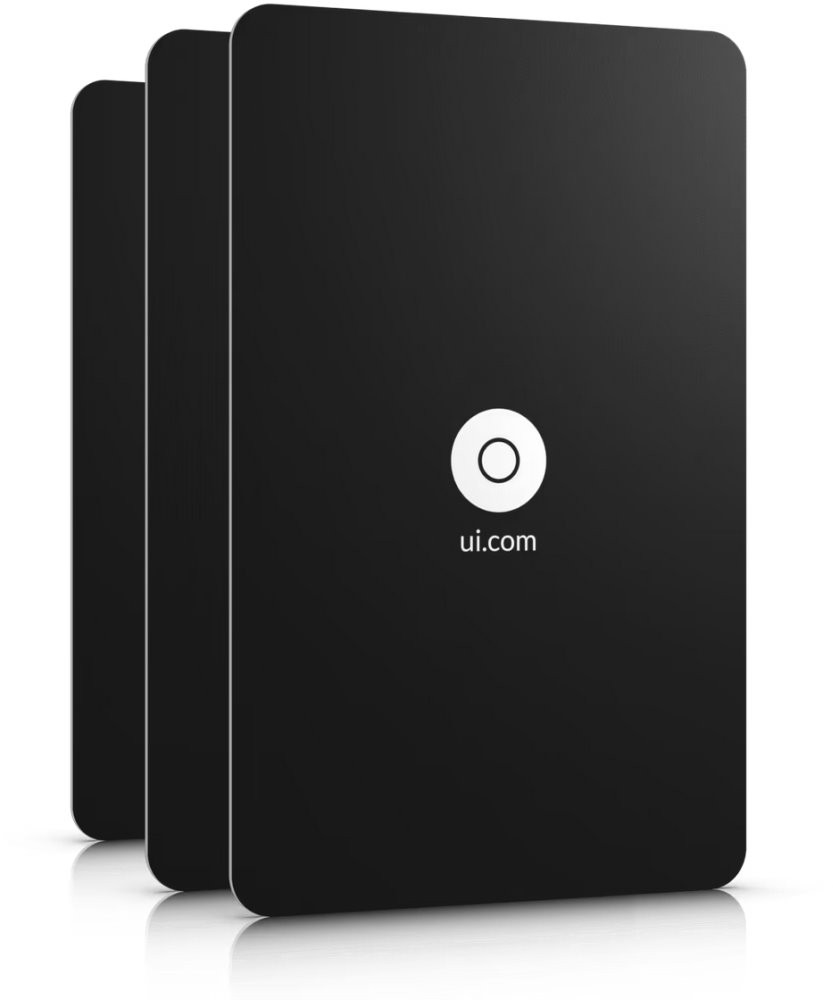 Ubiquiti UniFi UA-CARD-B-10 Access fekete beléptető kártya 10db/csomag