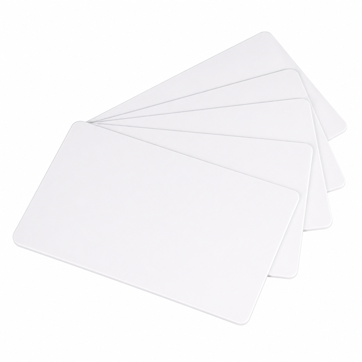 Plasztikkártya PVC üres fehér (0,76mm) 500 db/csomag