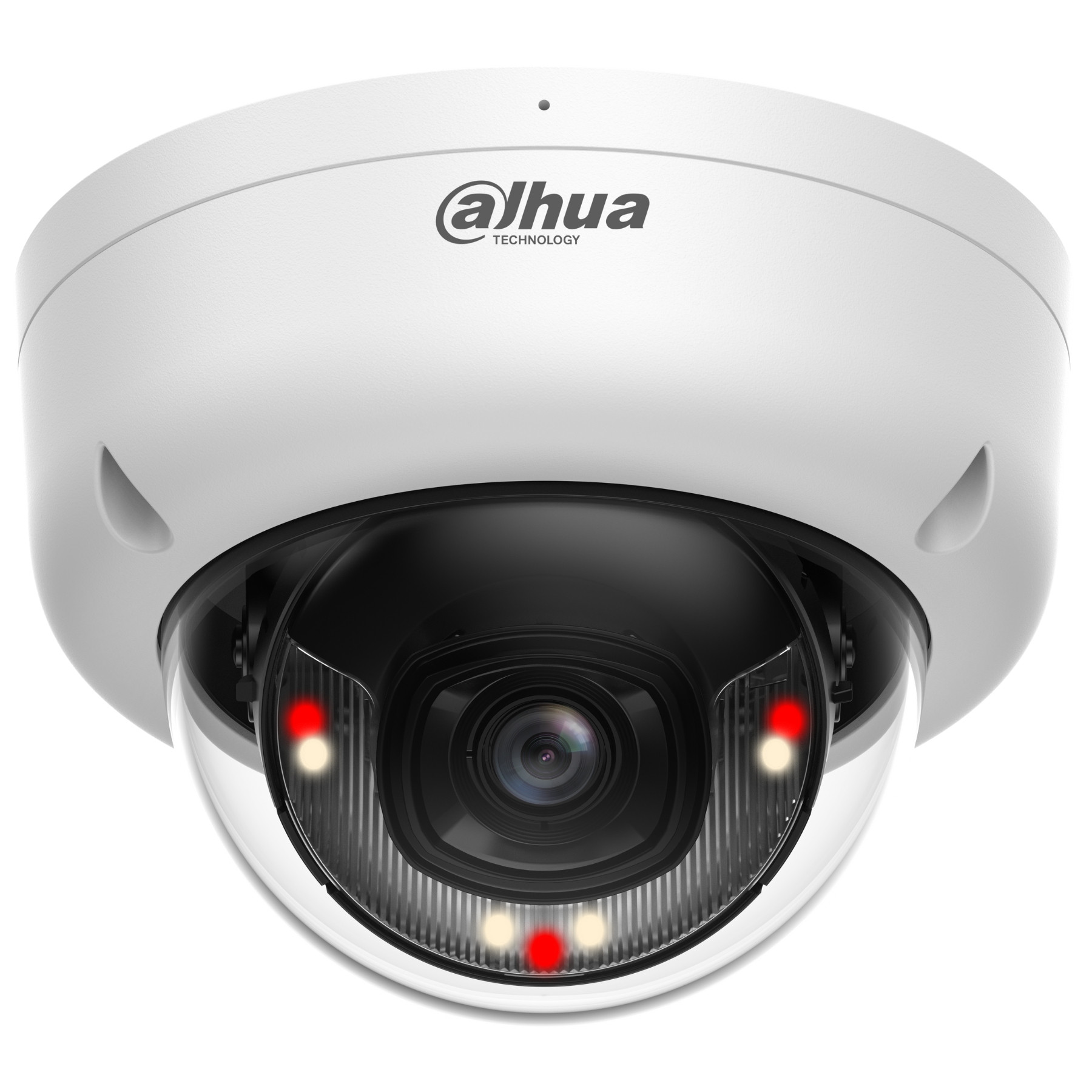 Dahua IPC-HDBW1439E1-A-IL-0360B-S6 4MP, Entry, 3,6mm, IR/LED 30m, FullColor, IK08, Hibrid megvilágítású IP dóm kamera