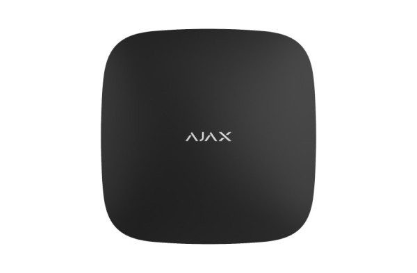 Ajax Hub 2 4G Black vezeték nélküli Fekete 4G, 3G, 2G és Ethernet, riasztás kiegészítése képpel, riasztóközpont