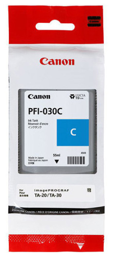 Canon PFI030 Cyan Cartridge