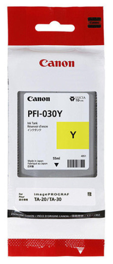 Canon PFI030 Yellow Cartridge