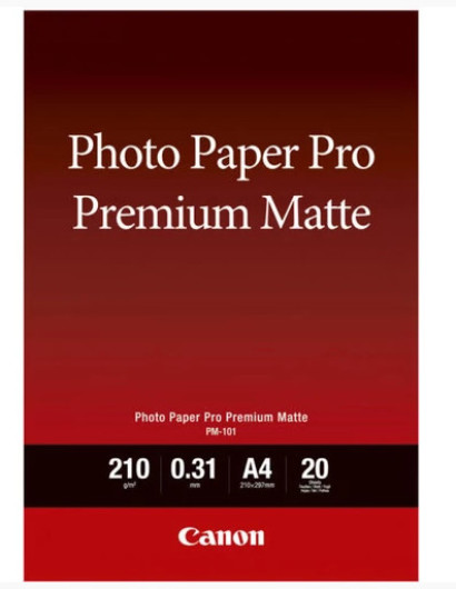 Canon PM-101 Prémium Matt fotópapír (A/4, 20lap, 210g)