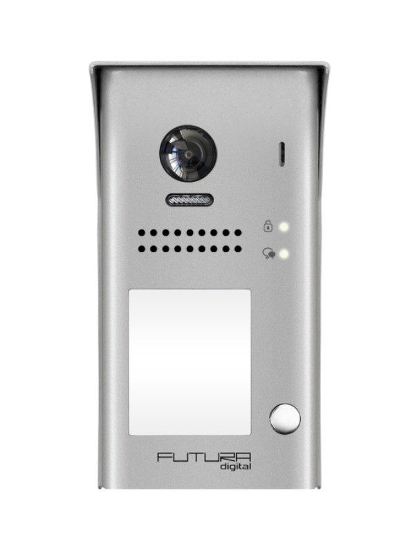 FUTURA VDT - 607C/S1 felületre szerelhető/1050-s látószög/1 lakásos/színes videó kaputelefon kamera egység