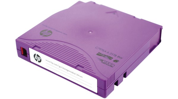 HP C7976A LTO6 Ultrium 6.25TB MP RW Data Cartridge