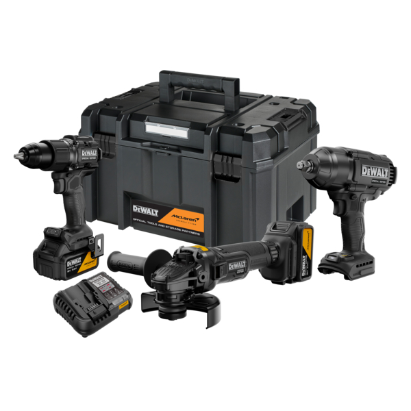 DEWALT Készlet, McLaren F1 Team, DCD86M+DCF99M+DCG45M, 18V XR, 2x5Ah