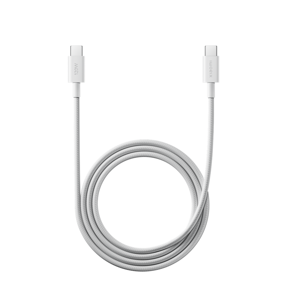 Xiaomi USB 2.0 Type C Összekötő Fehér 1m