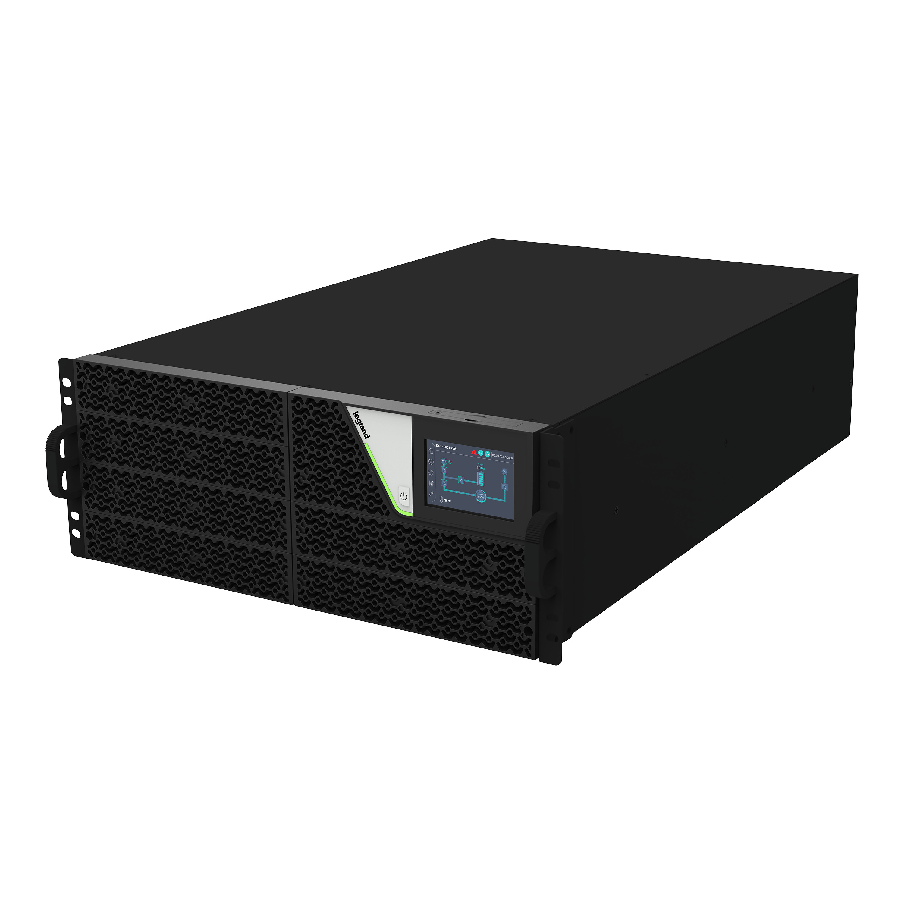 Legrand 311349 KEOR DK 6000 VA 4U online kettős konverziós szünetmentes tápegység