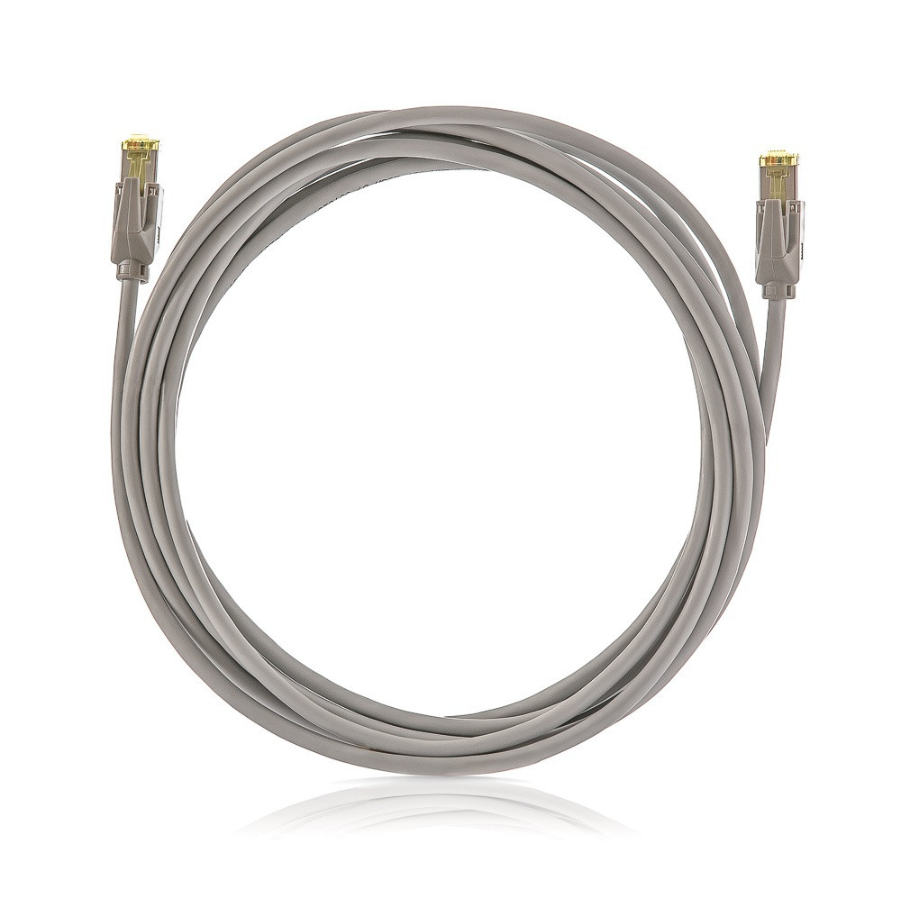 KELINE KEL-C6A-P-030 Cat.6A 10Gigabit STP LSOH 3m szürke patch kábel