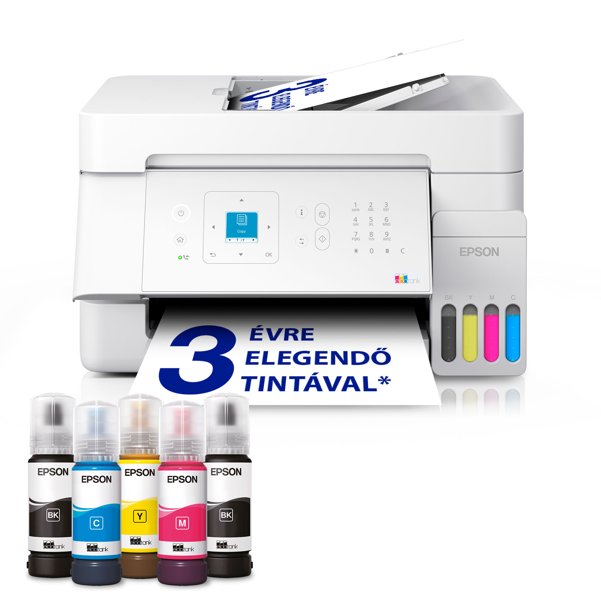 Epson EcoTank L5396 színes tintasugaras multifunkciós nyomtató FEHÉR