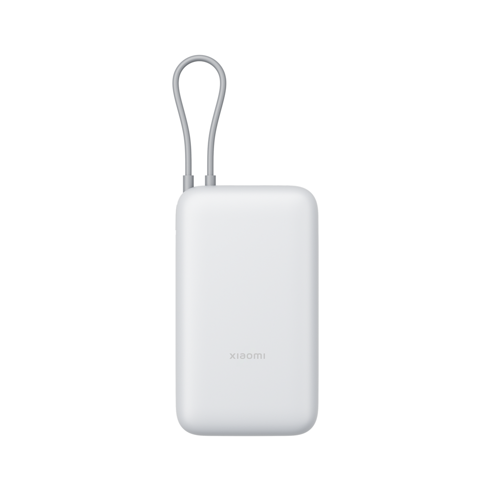 XIAOMI Powerbank 20000mah integrált kábellel 22.5W fehér