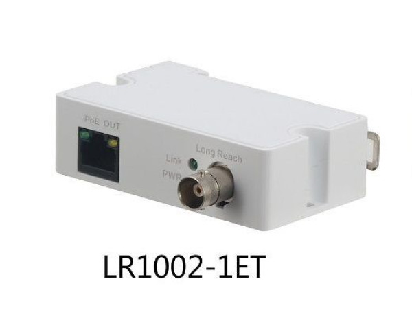 Dahua LR1002-1ET-V3 1x RJ45 10/100, 1x BNC, PoE támogatás Ethernet over Coax (EOC) konverter(adó)