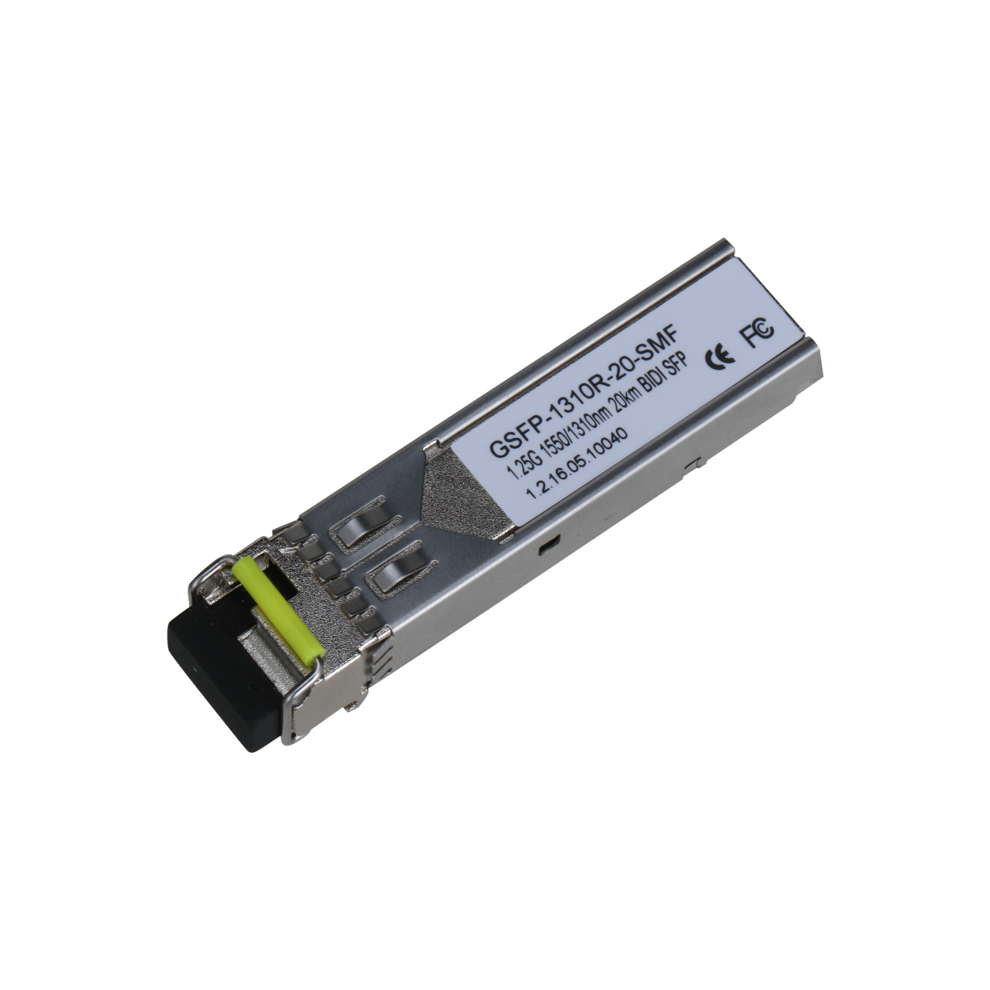 Dahua GSFP-1310R-20-SMF monomódosú (single mode) single fiber, 1 Gbps, 1550nm/1310nm, max. 20km, LC, SFP optikai modul