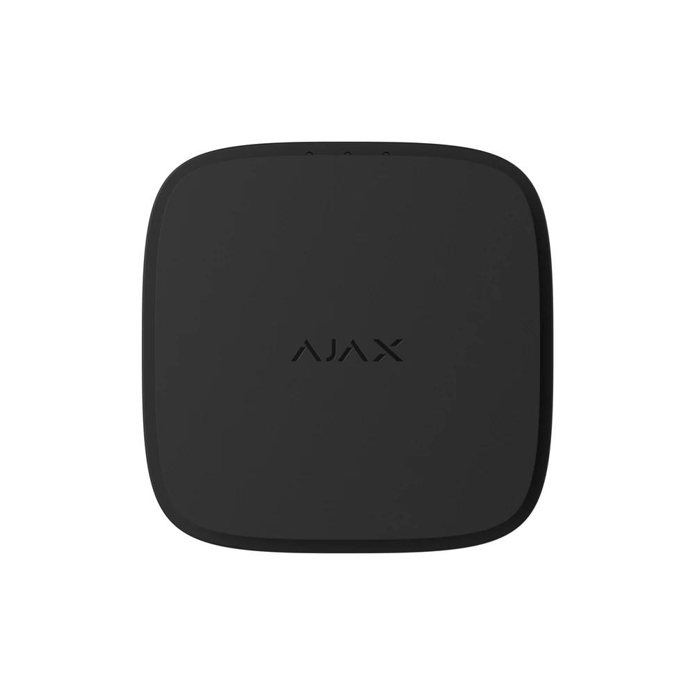 Ajax FIREPROTECT-2-RB-HSCO-BLACK Vezeték nélküli fekete hő-, füst- és szén-monoxid érzékelő, cserélhető elemekkel