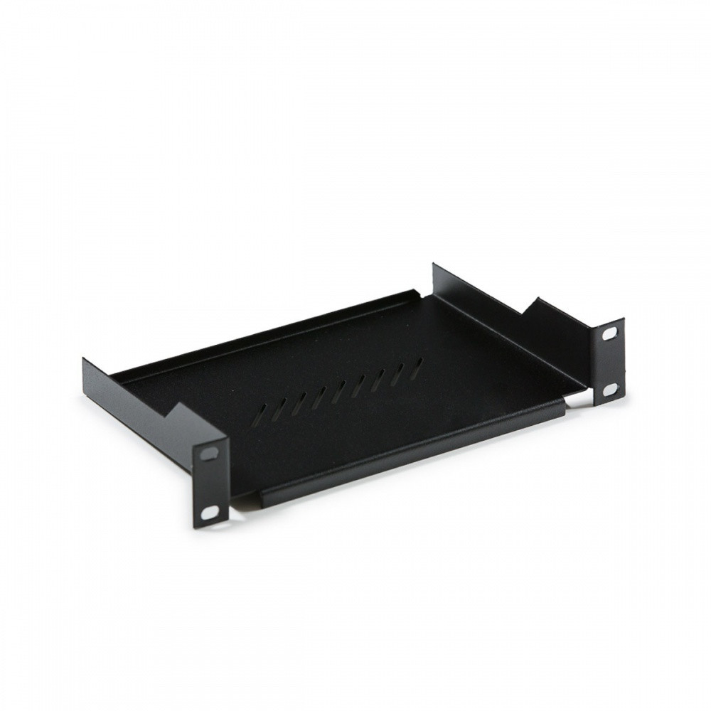 Triton RAB-UP-X01-C1 10" 1U 140mm fekete fix rack polc