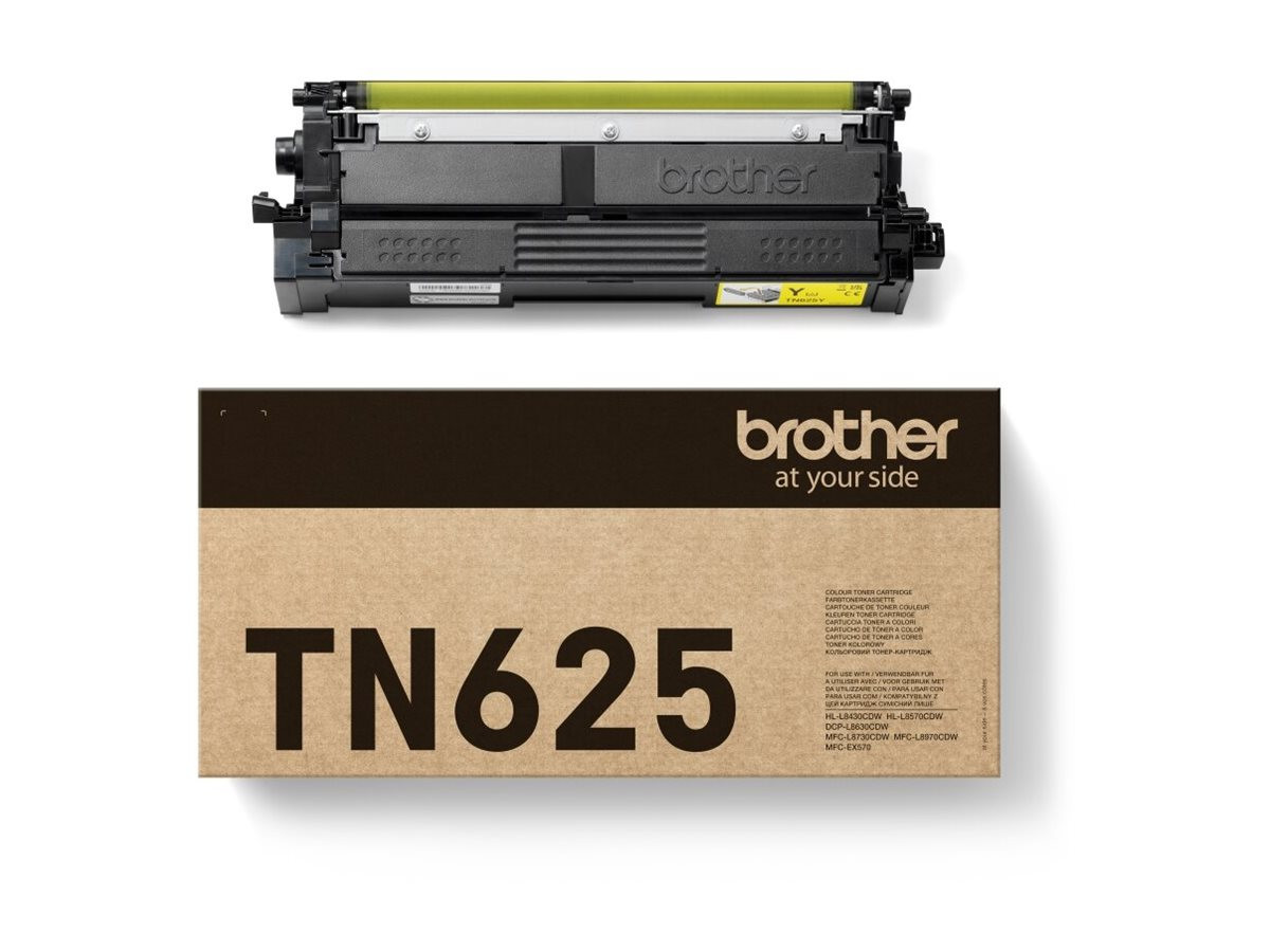 Brother TN-625Y Toner Yellow 1.800 oldal kapacitás