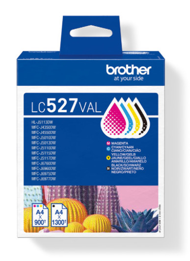 Brother LC527BKCMY Tintapatron csomag BKCMY
