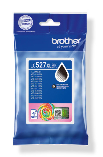 Brother LC527XLBK Tintapatron Black 3.000 oldal kapacitás