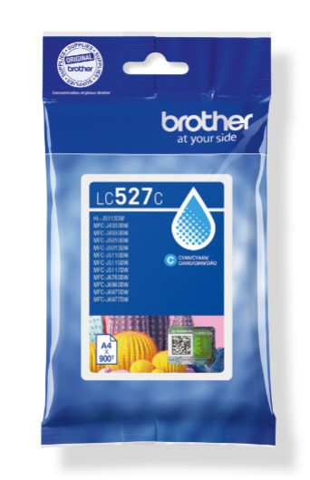 Brother LC527C Tintapatron Cyan 900 oldal kapacitás