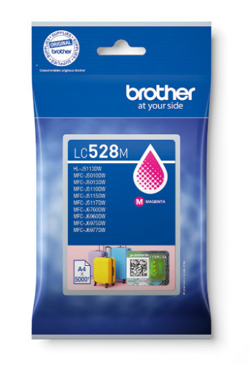 Brother LC528M Tintapatron Magenta 5.000 oldal kapacitás