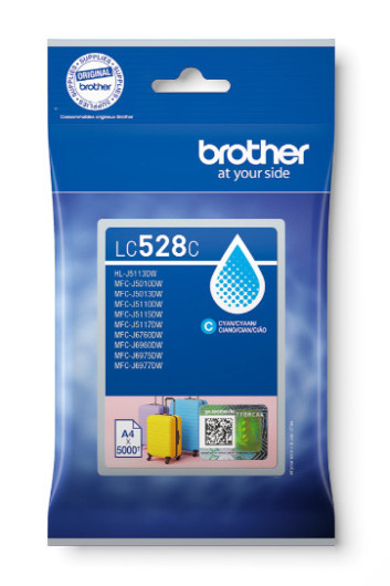 Brother LC528C Tintapatron Cyan 5.000 oldal kapacitás