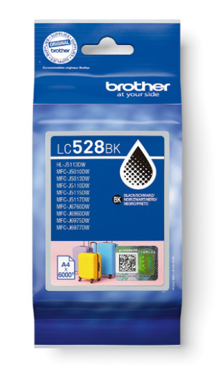 Brother LC528BK Tintapatron Black 6.000 oldal kapacitás