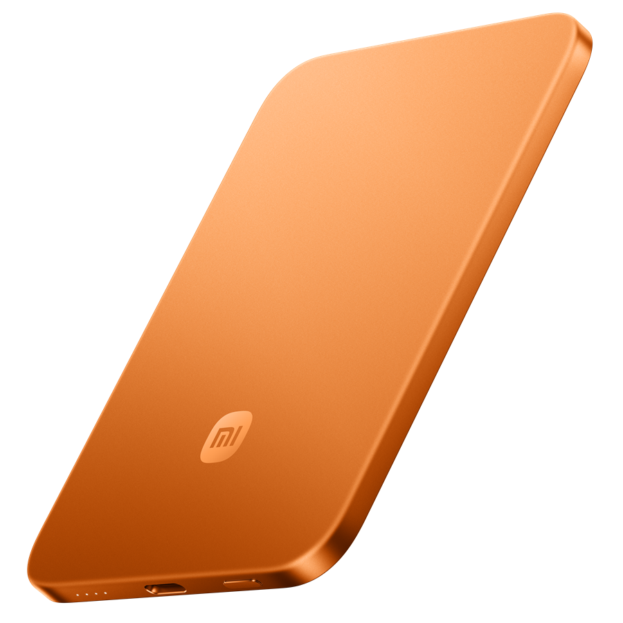 Xiaomi UltraThin Magnetic Powerbank 5000 15W GL Orange