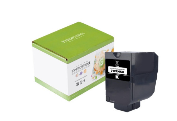 Utángyártott LEXMARK CS725/CX725 toner Bk. 20 000 oldal kapacitás /74C2HK0/ SCC